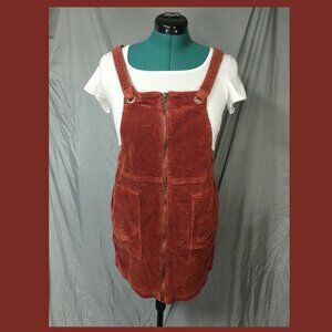 Wild Fable Corduroy Overall Dress with Pockets (white shirt NOT included)